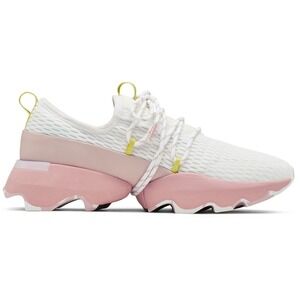 Sorel Kinetic Impact Lace Sneakers Women Size 8 Pink White NL4694-101 Gorpcore